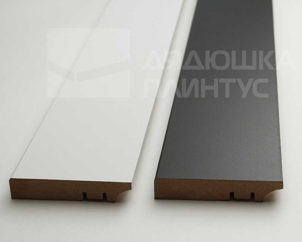 Плинтус МДФ Волшебная палочка Гарден 60 мм. 211 Черный