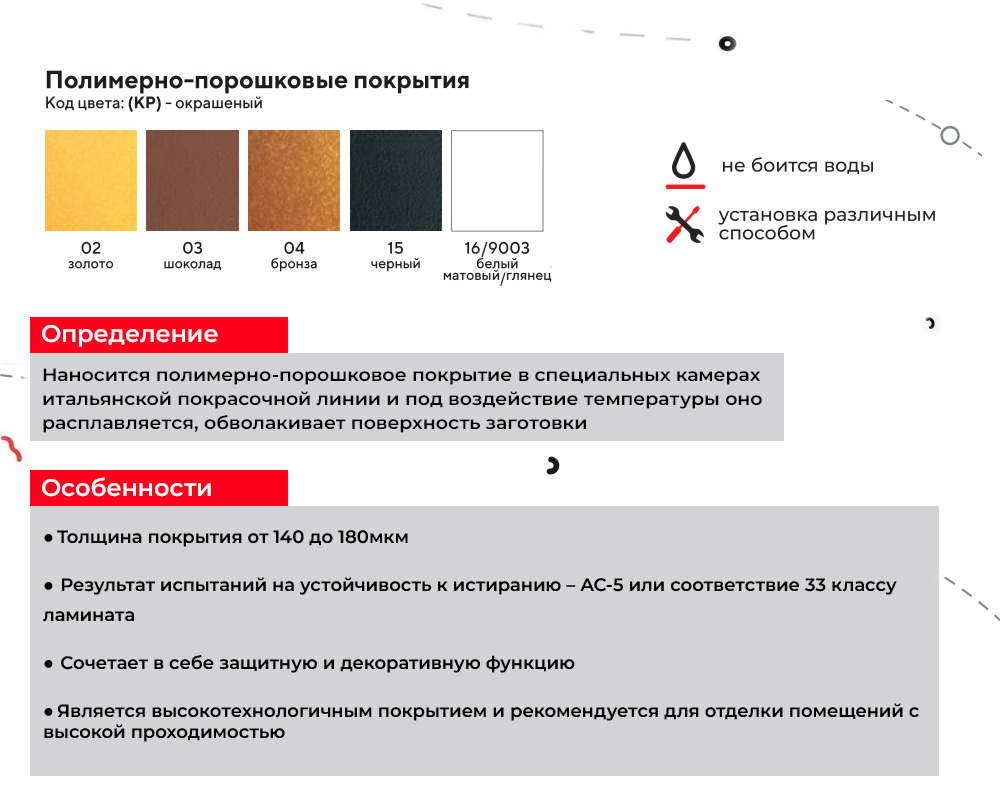 Порог одноуровневый ПС 01.1800.15 Черный