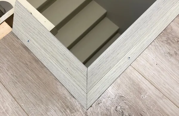 Порог угловой ПУ 02.900.045 Дуб дымчатый