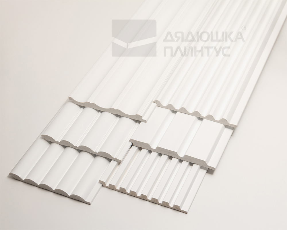 Стеновая панель Волшебная Палочка 101. 2700*120*12 мм Белая под покраску