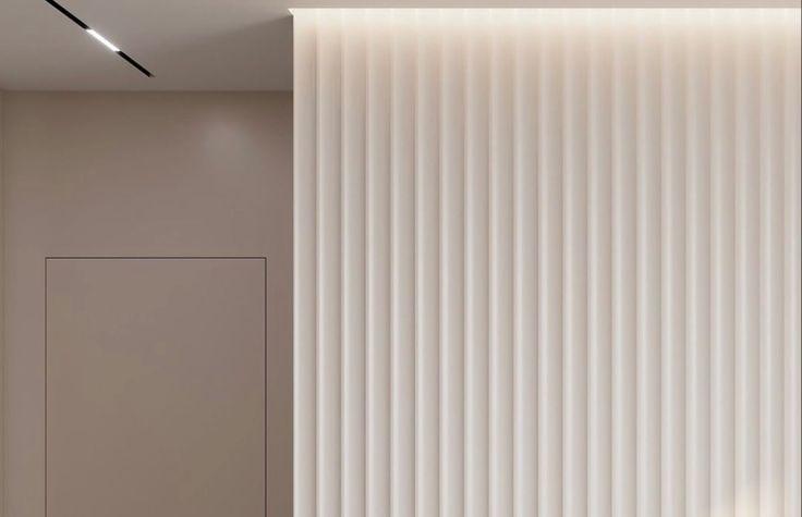 Стеновая панель Волшебная Палочка 101. 2700*120*12 мм Белая под покраску