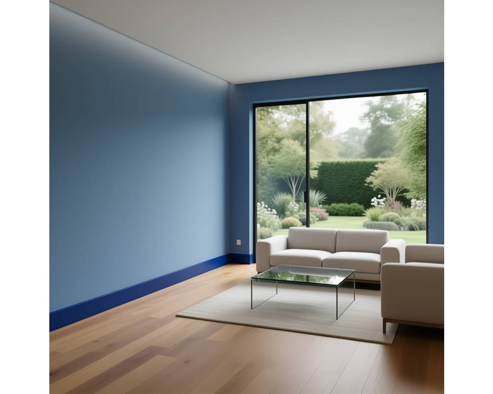 Плинтус Decaro Invisible PL 100  2м ,Белый под покраску