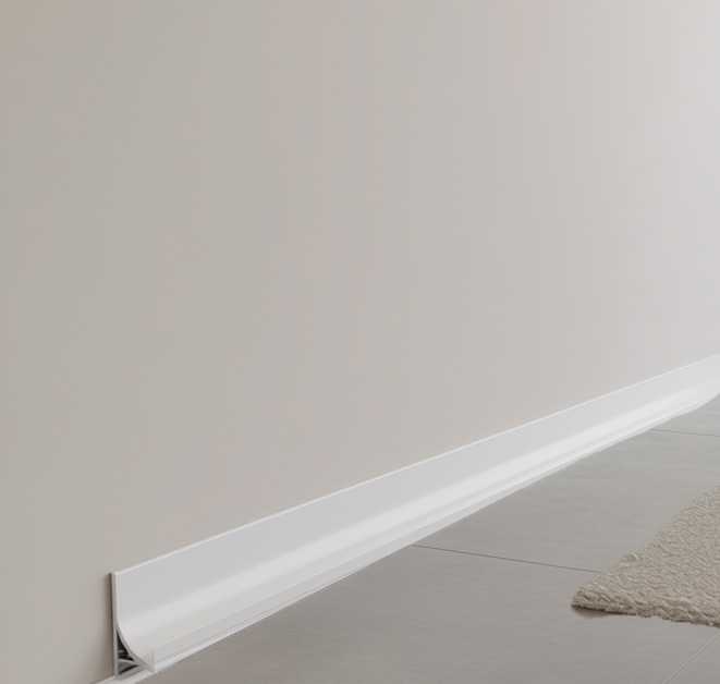 Антиплинтус алюминиевый Апл 04.2700.042л Анод шампань