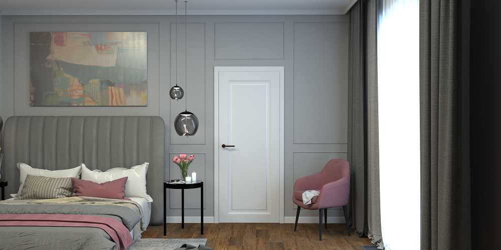 Плинтус кедр Стоунвуд. 60 60мм 2,35м Белый