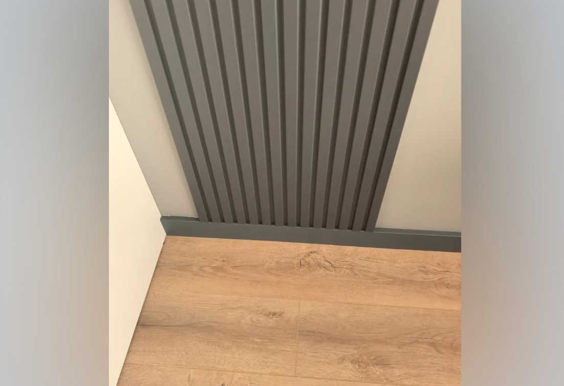 Плинтус МДФ Лука Пл 80МДФ.2700.Point line 24046 Дуб мелфорд грей