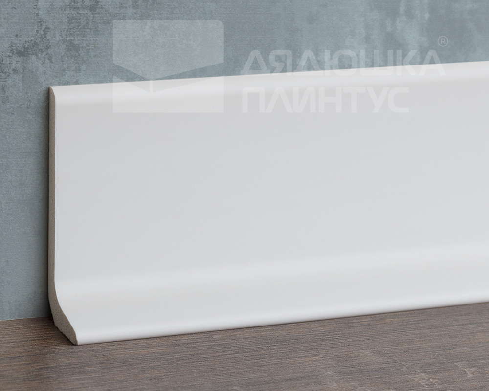 Плинтус из полистирола высокой плотности Волшебная Палочка 60*20*2000. MSPOL 122 Белый под покраску