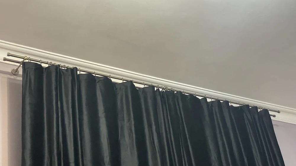 Карниз двухрядный кованый УЮТ d25мм 1,8м Бронза