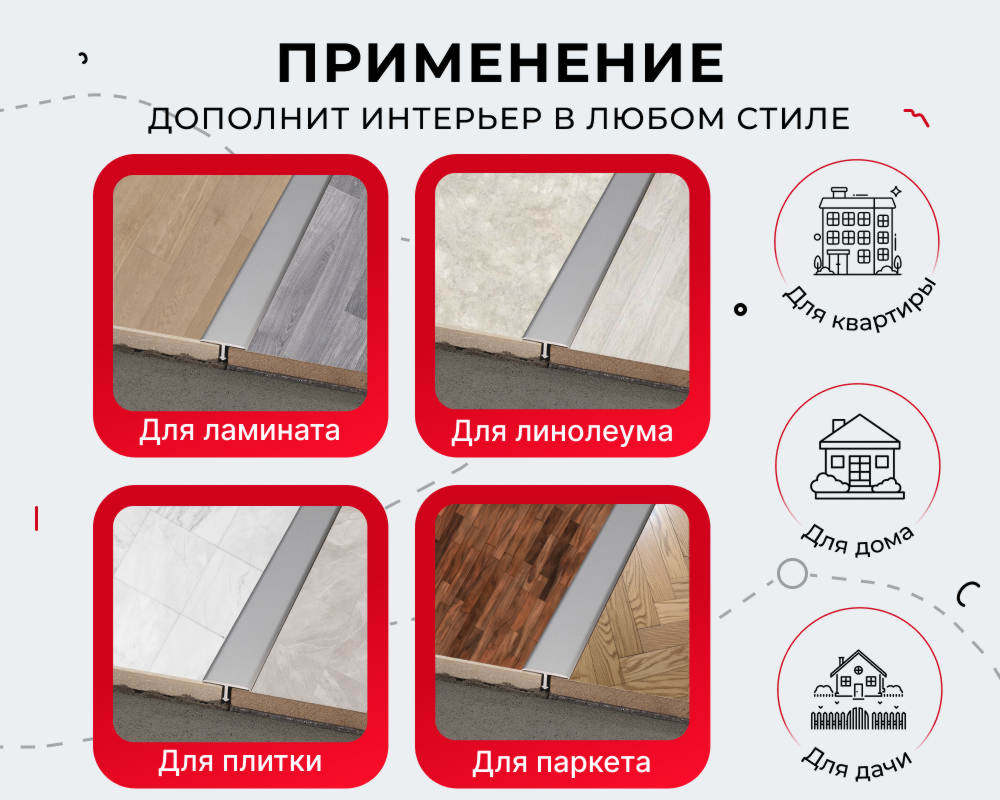 Профиль Т-образный Волшебная палочка MSLS 10.2700.SL08 Камень черный