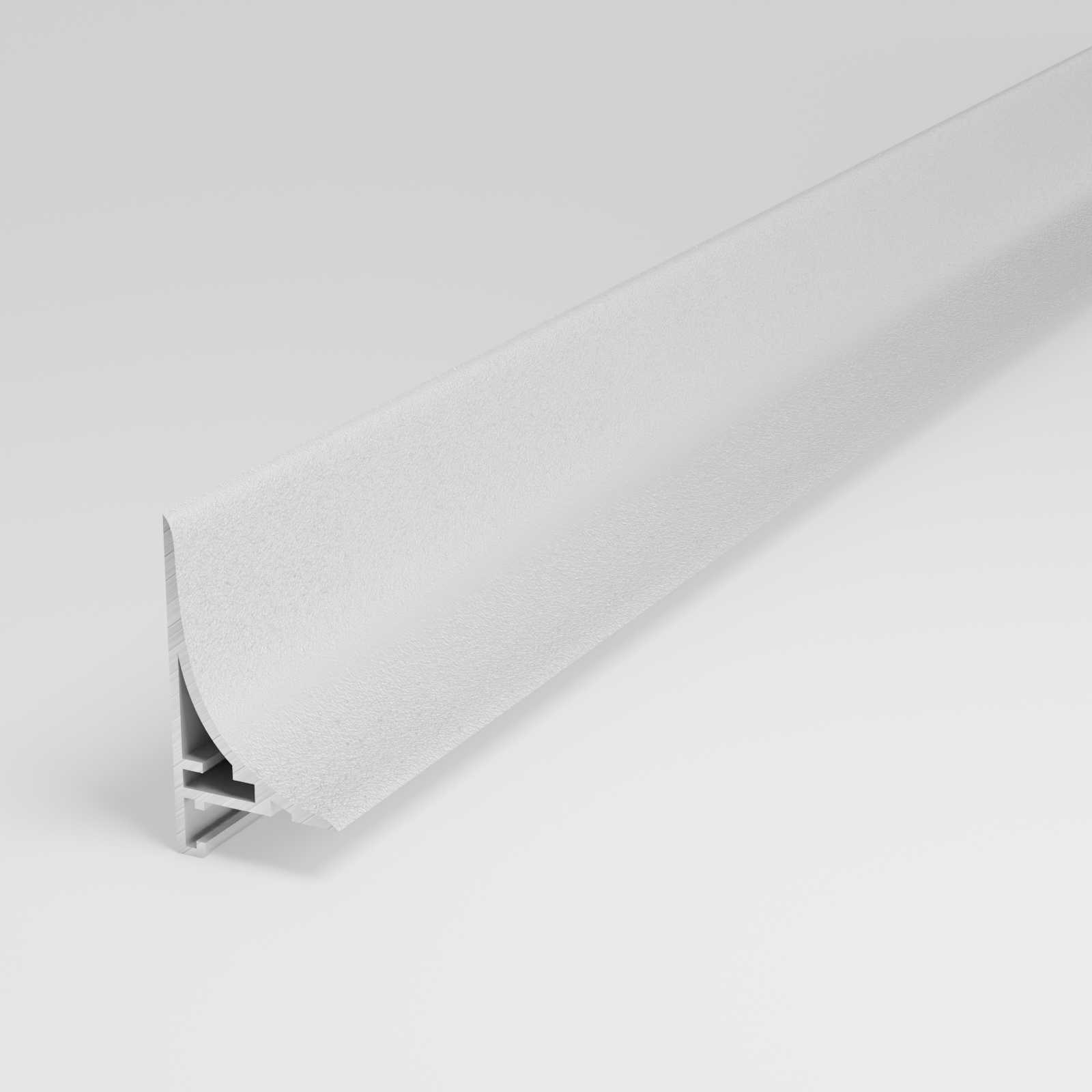 Антиплинтус алюминиевый Апл 04.2700.16 Белый