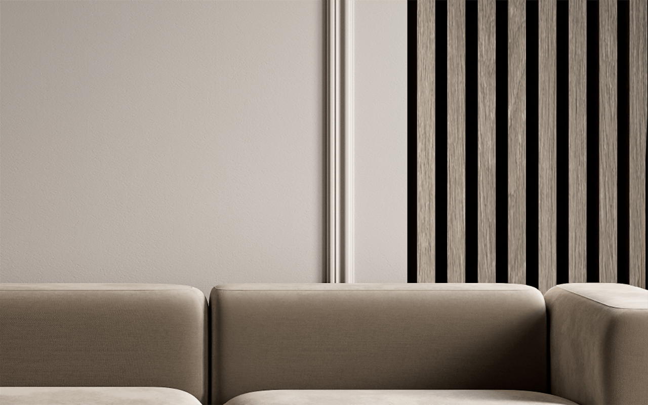 Молдинг из полистирола высокой плотности HI-WOOD LB40 BR395 40х20ммх 2,7м