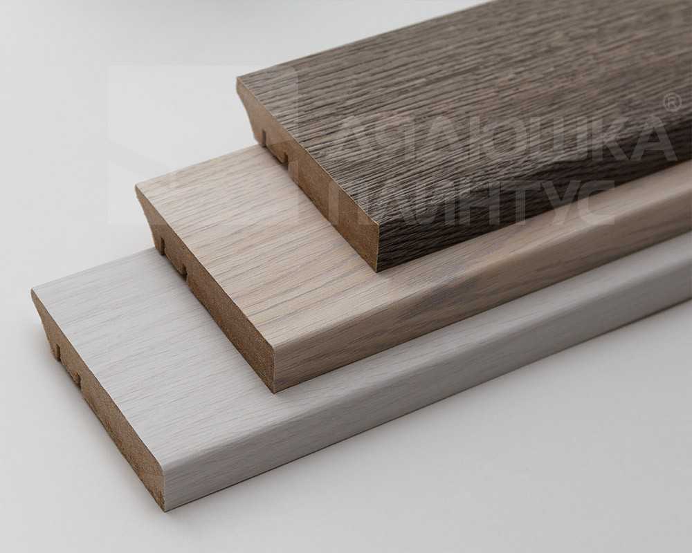 Плинтус МДФ Волшебная палочка. Гарден .144 Санторини серый