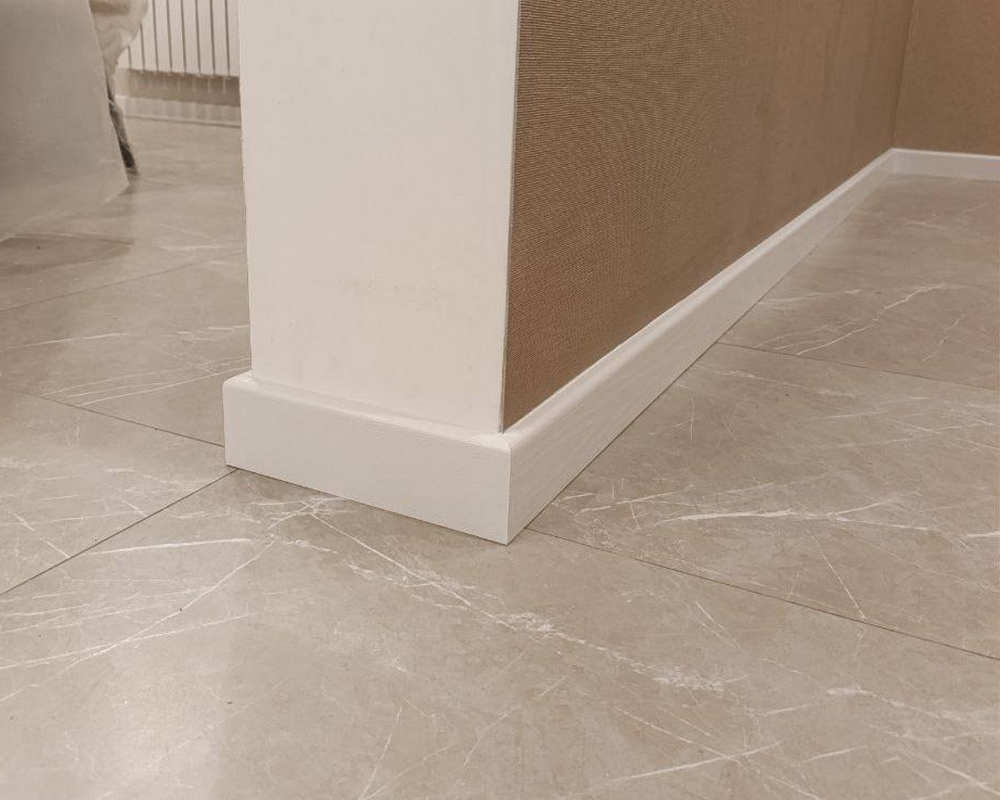 Плинтус МДФ Smartprofile Paint  80А Белый