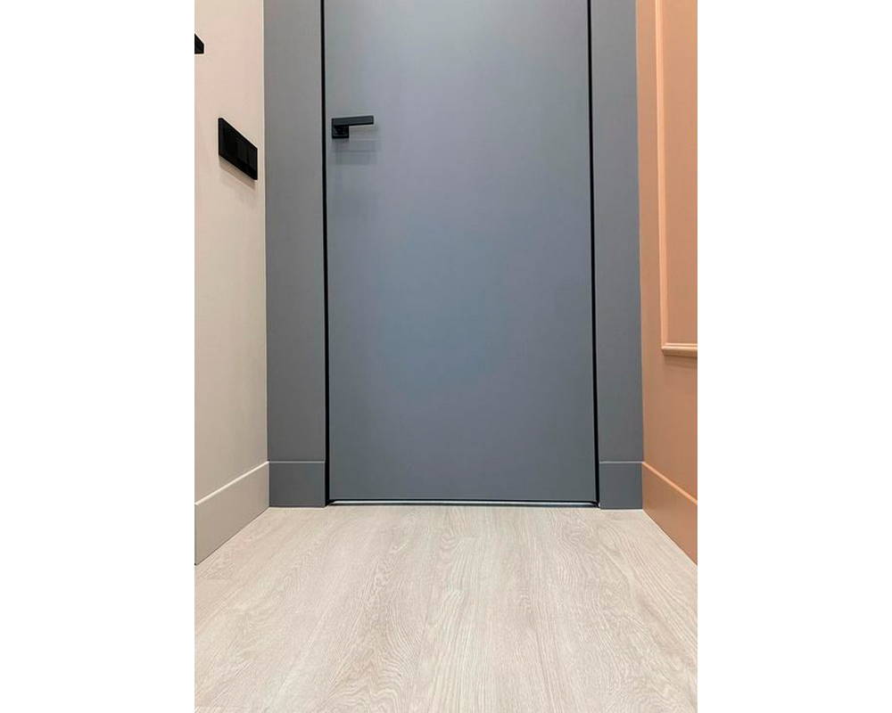 Плинтус Дуэт СОЛИД 1 UHD 58/80 2,0 м, Белый под покраску