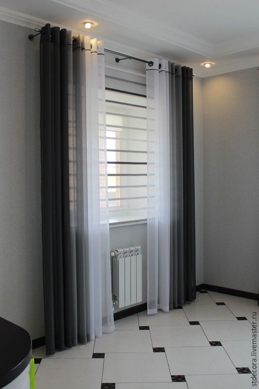 Карниз двухрядный кованый УЮТ D25мм 4,0м Черный