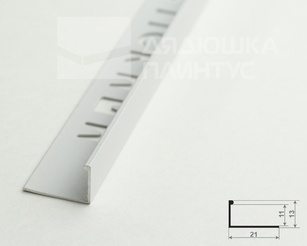 Профиль окантовочный Волшебная палочка MSPK 01-12.2700.16 12мм 2,7м Белый матовый